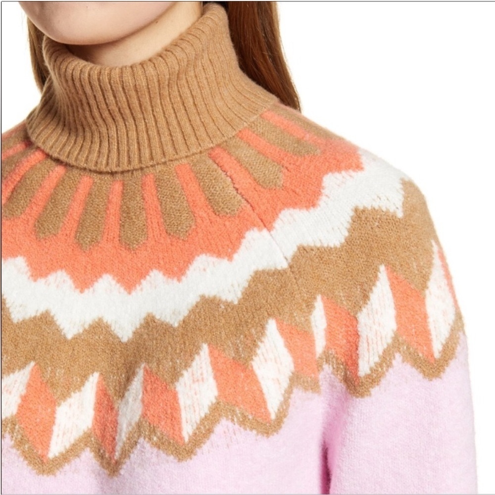 J Crew Super Soft Fair Isle Wool Sweater - Picture 4 of 13